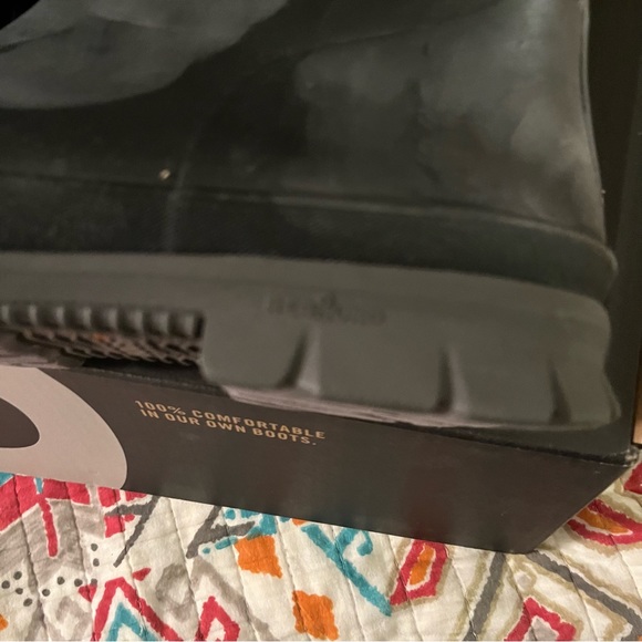 Bogs Black Amelia Lace-Up Rain Boot - Women 11 100% Waterproof - Picture 12 of 16